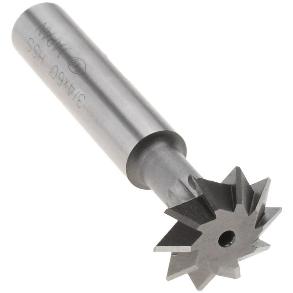 Value Collection - Double Angle Milling Cutter: 60 °, 3/4″ Cut Dia