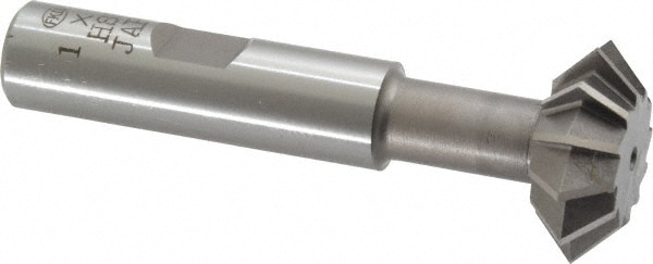 Value Collection SWC0890HS Double Angle Milling Cutter: 90 °, 1" Cut Dia, 3/8" Cut Width, 1/2" Shank Dia, High Speed Steel Image