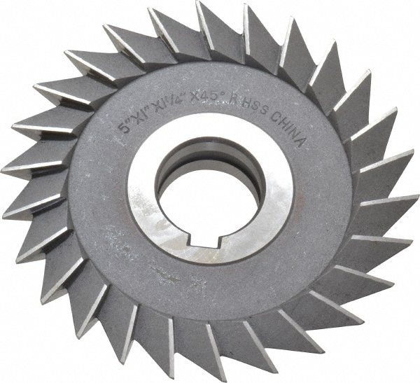 5 x 1" 45° High Speed Steel Single-Angle Cutter