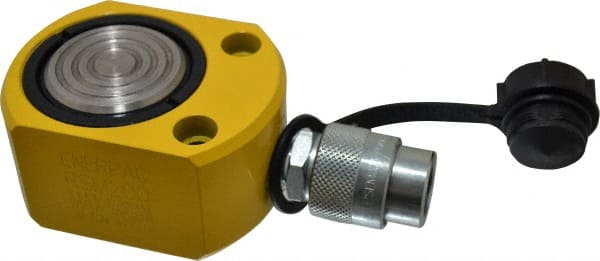 Portable Hydraulic Cylinder: Single Acting, 1.94 cu in Oil Capacity