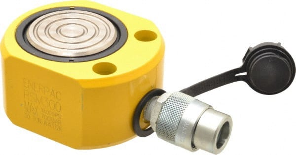 Enerpac RSM300 Portable Hydraulic Cylinder: Single Acting, 3.25 cu in Oil Capacity 