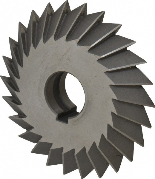 Value Collection 328-5542 Double Angle Milling Cutter: 60 °, 5" Cut Dia, 1" Cut Width, 1-1/4" Arbor Hole, High Speed Steel Image