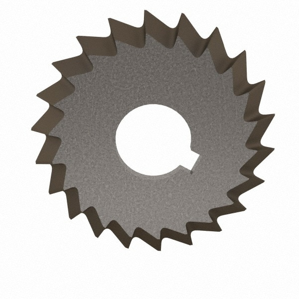 Value Collection 328-6211 Double Angle Milling Cutter: 90 °, 2-3/4" Cut Dia, 1/2" Cut Width, 1" Arbor Hole, High Speed Steel Image