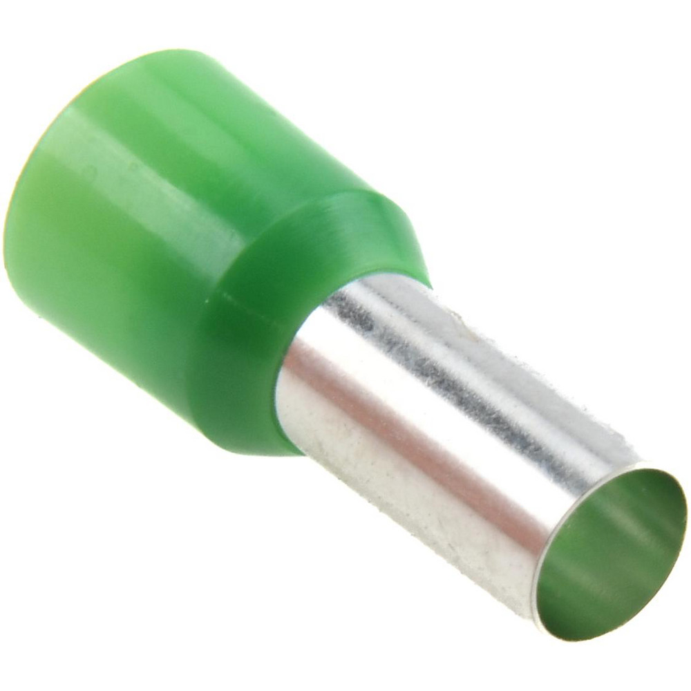 6 AWG, Partially Insulated, Crimp Electrical Wire Ferrule