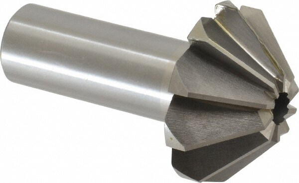 1-5/8" Large x 5/8" Small Diam, 11/16" Width of Cut, 90° Included Angle, Cobalt Face Angle Cutter