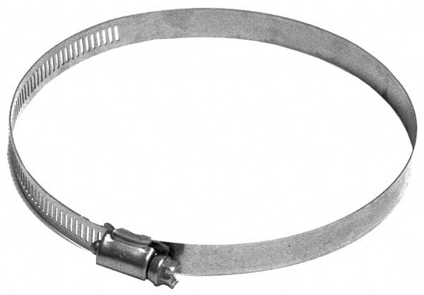 5-1/2" ID, Stainless Steel Duct Hose Clamps