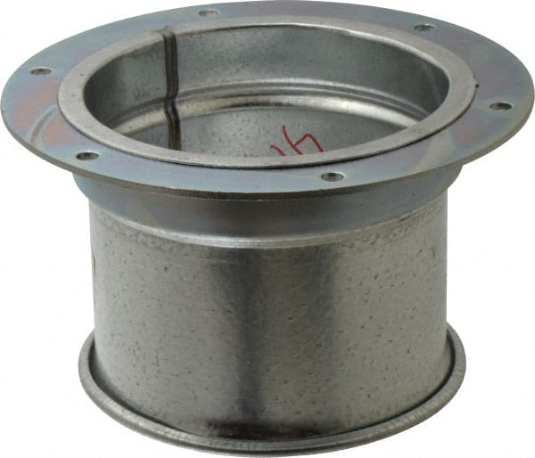 5" ID, Galvanized Duct Flange Adapter