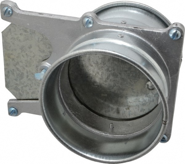 5" ID, Galvanized Duct Blast Gate