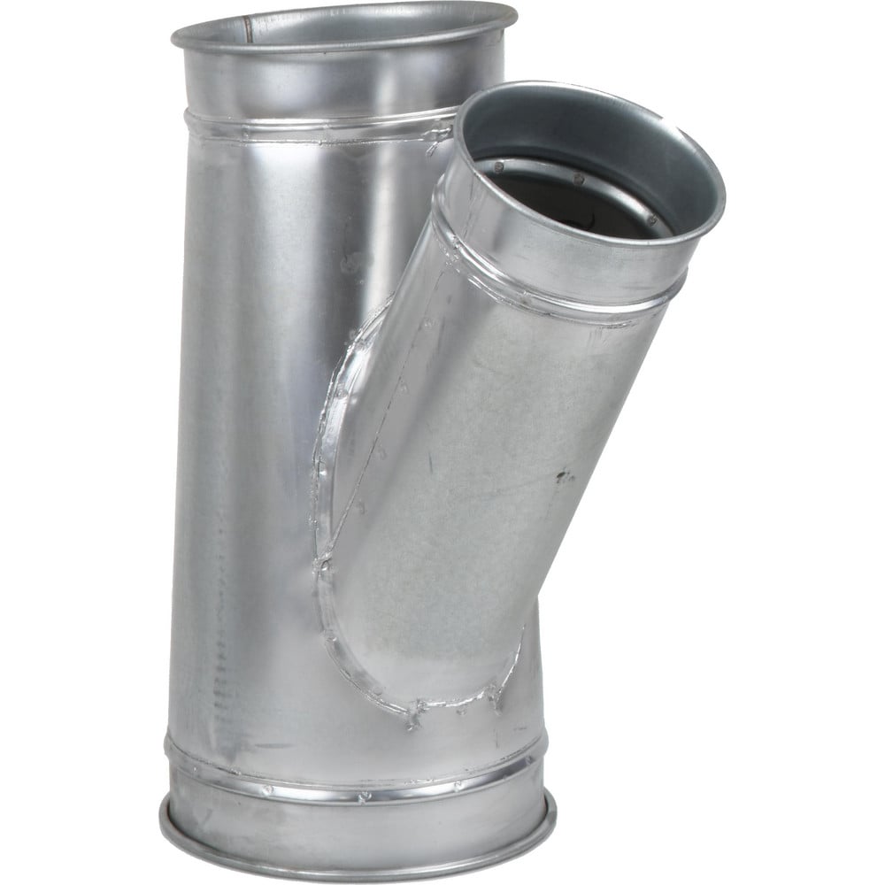 10-6-8" ID, Galvanized Duct In-Line Branch