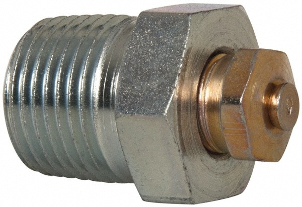 1/4-18 Thread, 15 to 25 psi Relief Pressure, Steel, Relief Vent