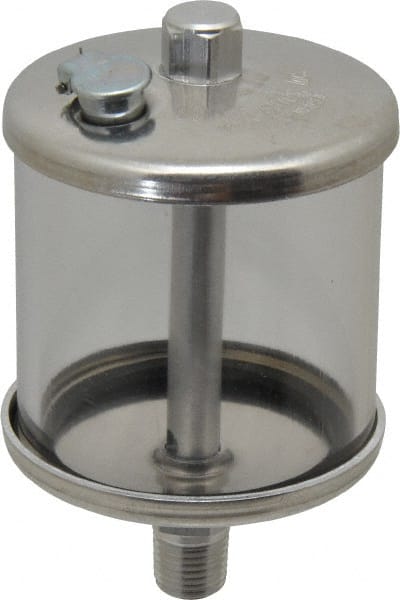 NEW LUBE DEVICES   R155-02  GLASS MANUAL OILER 1/4 NPT 