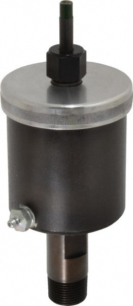 8 Ounce Reservoir Capacity, 3/4-14 NPT Thread, Steel, Spring-Loaded, Grease Cup and Lubricator