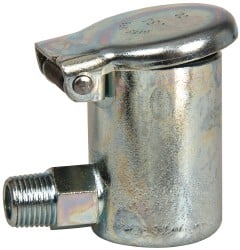 Gits 2003 3/16 Ounce Capacity, 1/8-27 Thread, Steel, Zinc Plated, Elbow with Hex Body, Oil Cup 