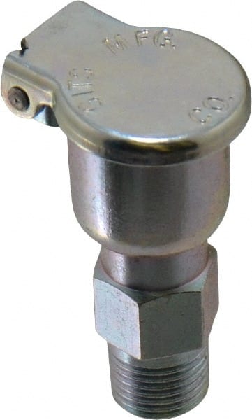Gits 1001 5/64 Ounce Capacity, 1/8-27 Thread, Steel, Zinc Plated, Brazed Body Oil Cup 