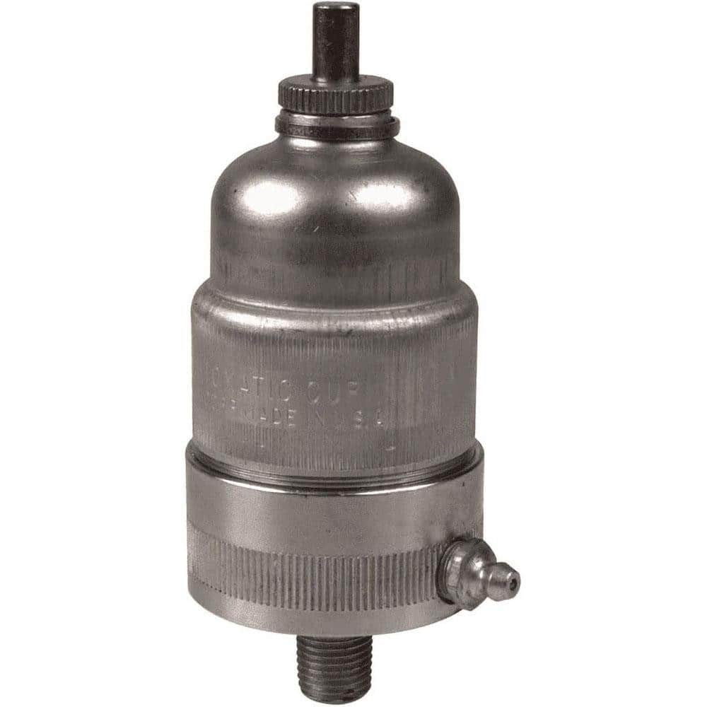 Alemite 43570-A2 1.75 Ounce Reservoir Capacity, 1/4 NPTF Thread, Spring-Loaded, Grease Cup and Lubricator 