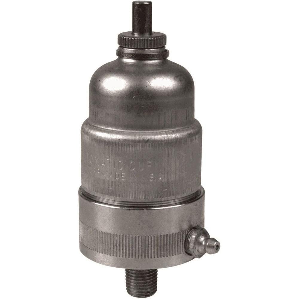 1.75 Ounce Reservoir Capacity, 1/4 NPTF Thread, Spring-Loaded, Grease Cup and Lubricator