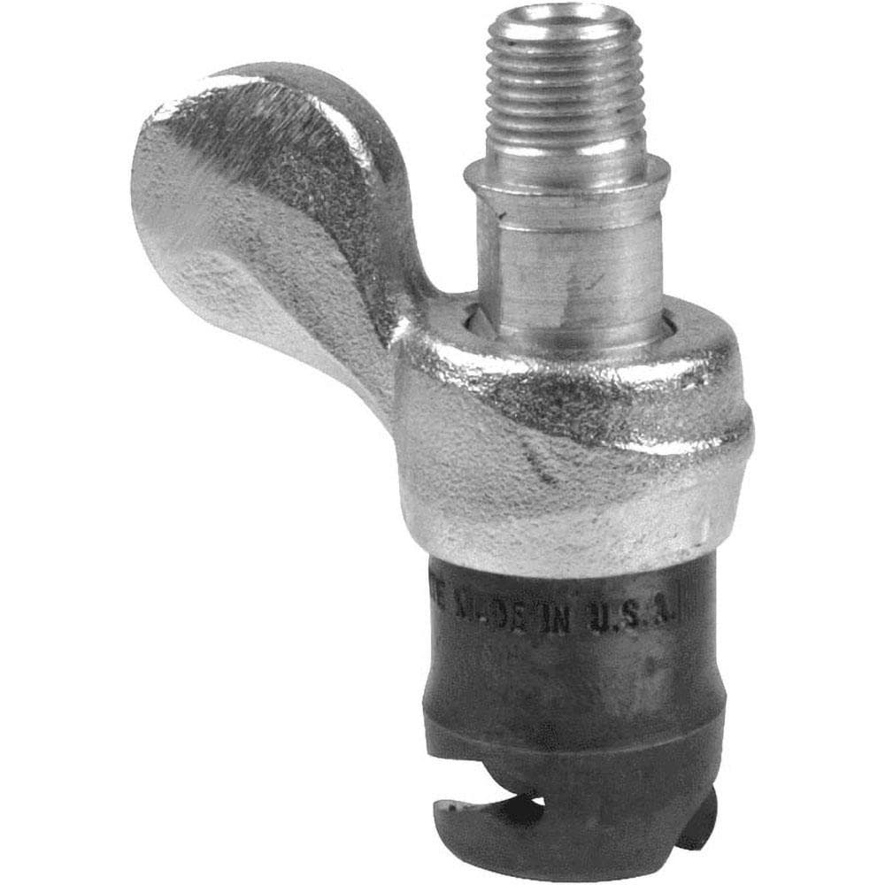 Alemite 50491 Grease Gun Pin-Type Coupler: 1/8" NPTF (M), 10,000 Operating psi Image