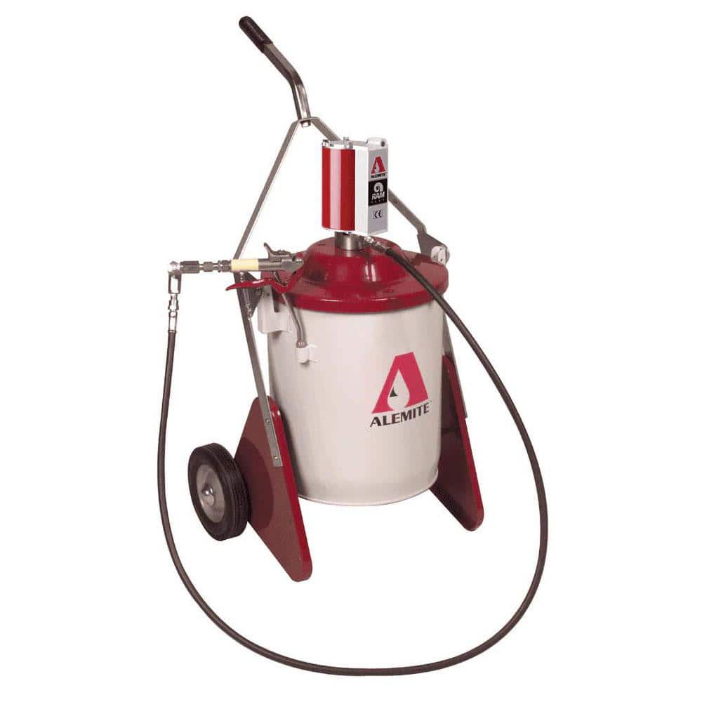 Alemite 9911-A1 Air-Operated Pump: 4.5 lb/min, Grease Lubrication, Steel, Aluminum & Stainless Steel 