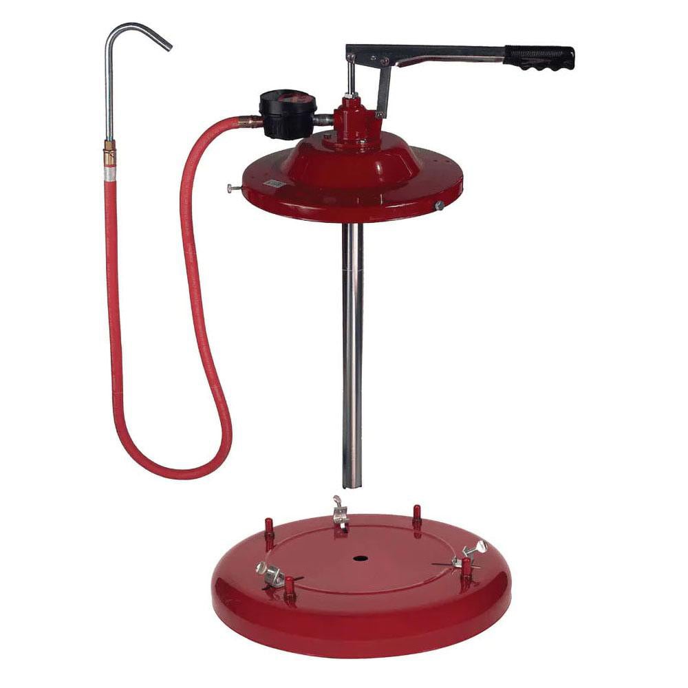 Lever Hand Pump: 0.38 oz/STROKE, Oil Lubrication, Steel, Aluminum & Stainless Steel