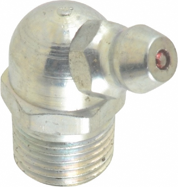 Alemite 65° Head Angle, 1/8 PTF Steel Standard Grease Fitting