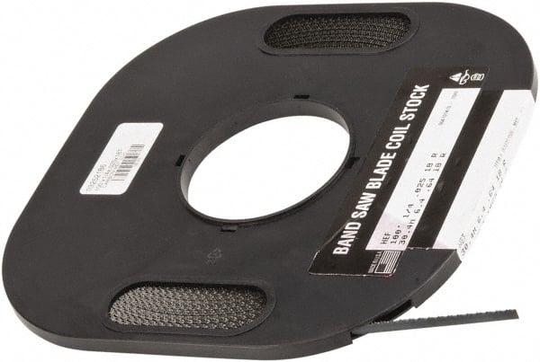 M.K. Morse 163218100C-MSC Band Saw Blade Coil Stock: 1/4" Blade Width, 100 Coil Length, 0.025" Blade Thickness, Carbon Steel 