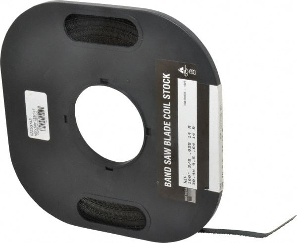 M.K. Morse 163314100C-MSC Band Saw Blade Coil Stock: 3/8" Blade Width, 100 Coil Length, 0.025" Blade Thickness, Carbon Steel 