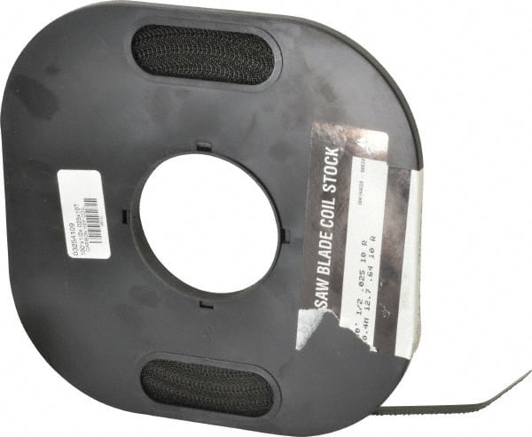 M.K. Morse 163410100C-MSC Band Saw Blade Coil Stock: 1/2" Blade Width, 100 Coil Length, 0.025" Blade Thickness, Carbon Steel 
