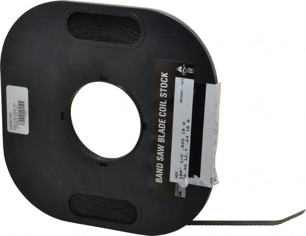M.K. Morse 163418100C-MSC Band Saw Blade Coil Stock: 1/2" Blade Width, 100 Coil Length, 0.025" Blade Thickness, Carbon Steel 