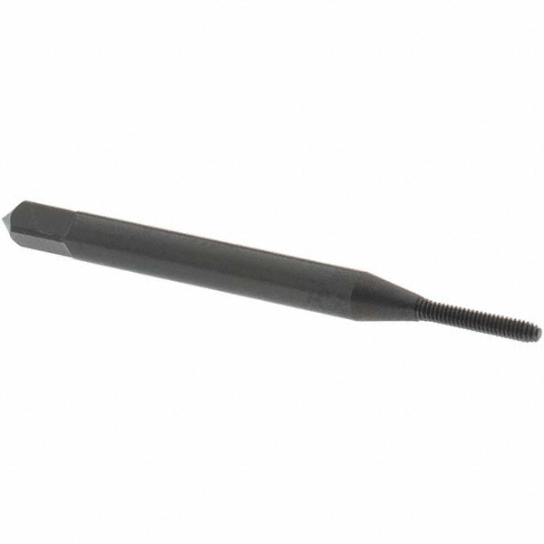 Thread Forming Tap: #0-80 UNF, Modified Bottoming, Cobalt, Oxide Coated