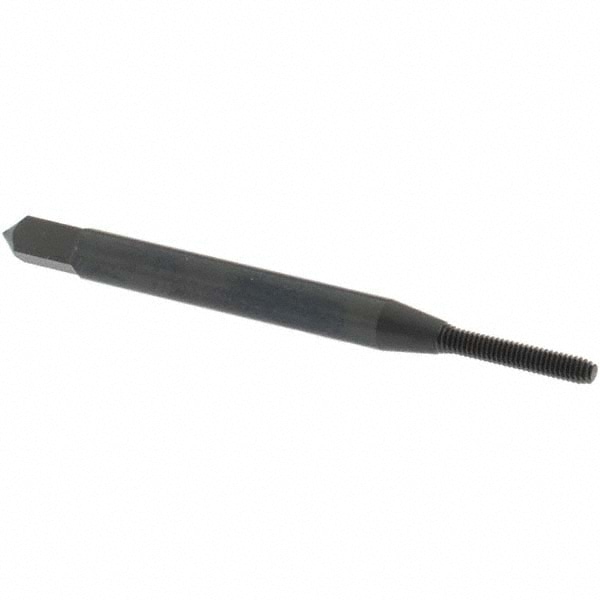 Thread Forming Tap: #1-72 UNF, Modified Bottoming, Cobalt, Oxide Coated