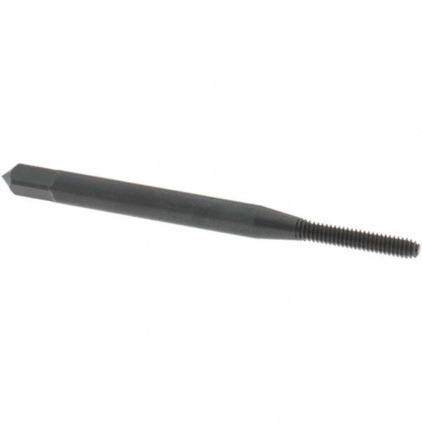 Thread Forming Tap: #2-56 UNC, Modified Bottoming, Cobalt, Oxide Coated