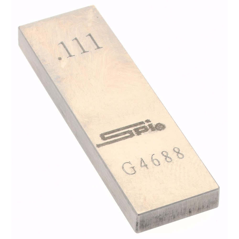 SPI 12-661-5 Rectangle Steel Gage Block: 0.111", Grade 0 Image