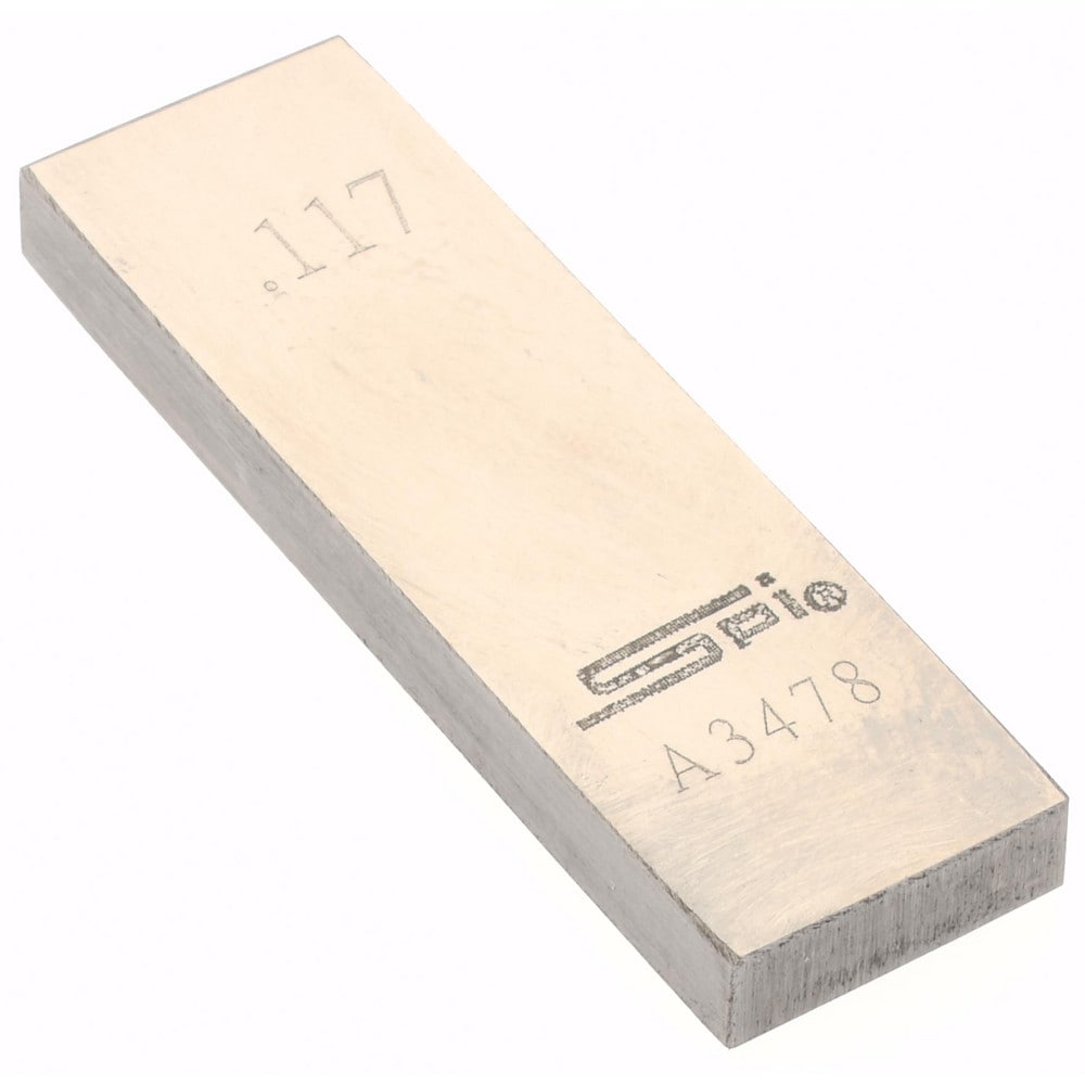 SPI 12-667-2 Rectangle Steel Gage Block: 0.117", Grade 0 Image