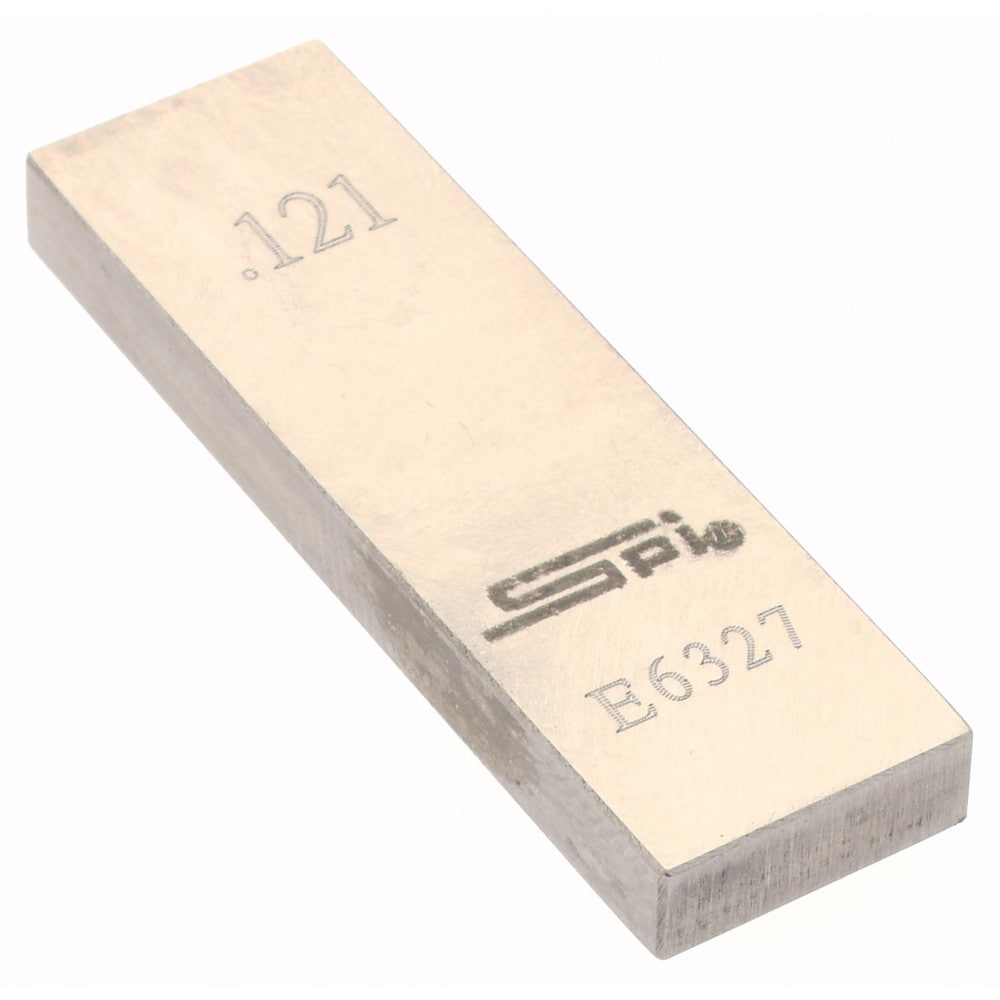 SPI 12-671-4 Rectangle Steel Gage Block: 0.121", Grade 0 Image