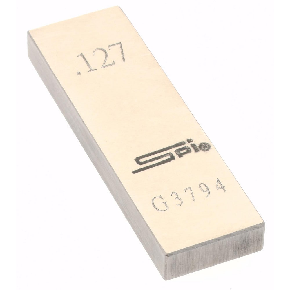 SPI 12-677-1 Rectangle Steel Gage Block: 0.127", Grade 0 Image