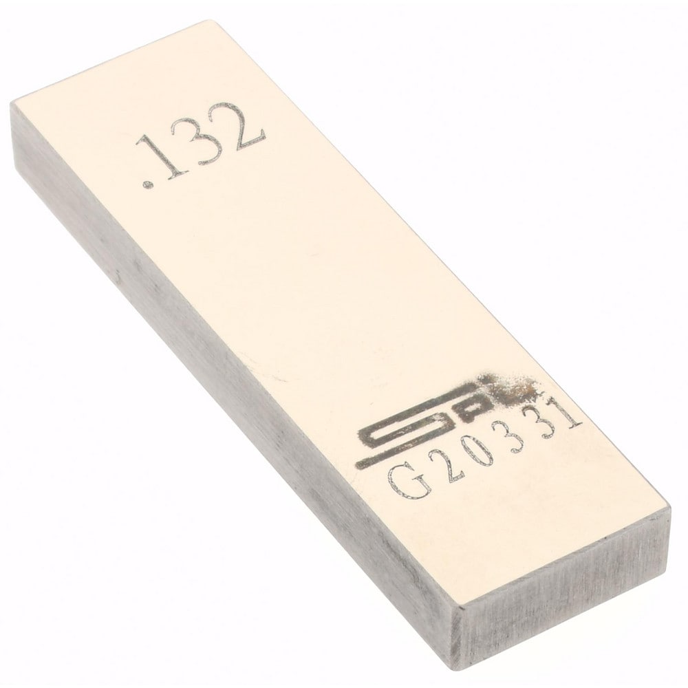 SPI 12-682-1 Rectangle Steel Gage Block: 0.132", Grade 0 Image