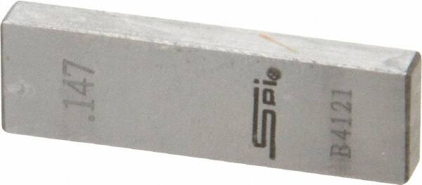 NIST Traceability Certifica... Grade 0 Steel Gage Block Rectangular SPI 4 Inch 