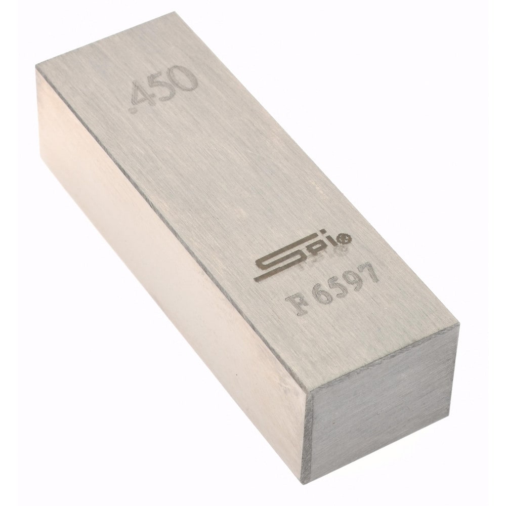 SPI 12-706-8 Rectangle Steel Gage Block: 0.45", Grade 0 Image