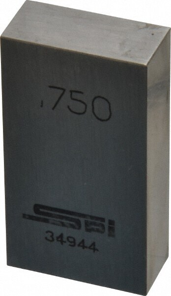 SPI 12-712-6 Rectangle Steel Gage Block: 0.75", Grade 0 Image