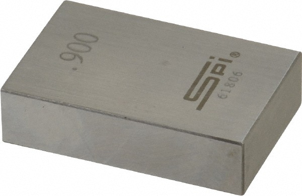 SPI 12-715-9 Rectangle Steel Gage Block: 0.9", Grade 0 Image