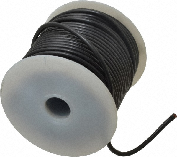 12 Gauge Automotive Primary Wire - 100' Long, Black