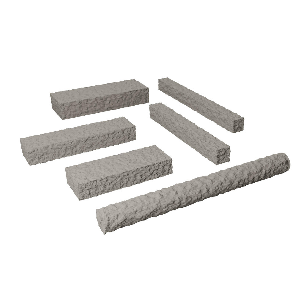 100 Grit Aluminum Oxide Rectangular Dressing Stick - 6 x 1/2 x 1/2, Medium Grade, Vitrified Bond