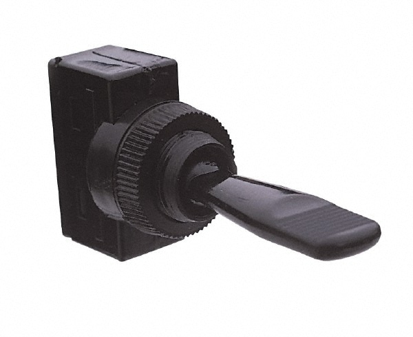 Automotive Switches; Switch Type: Toggle Switch ; Sequence: On-Off-On ; Amperage: 20 A ; Voltage: 12 V ; Hole Diameter: 1/2 in