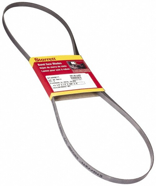 Portable Bandsaw Blade: 4' 5-3/4" Long, 1/2" Wide, 0.02" Thick, 10 to 14 TPI