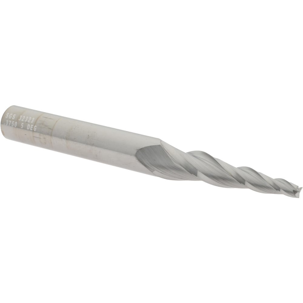 Tapered End Mill: 5 ° per Side, 1/8