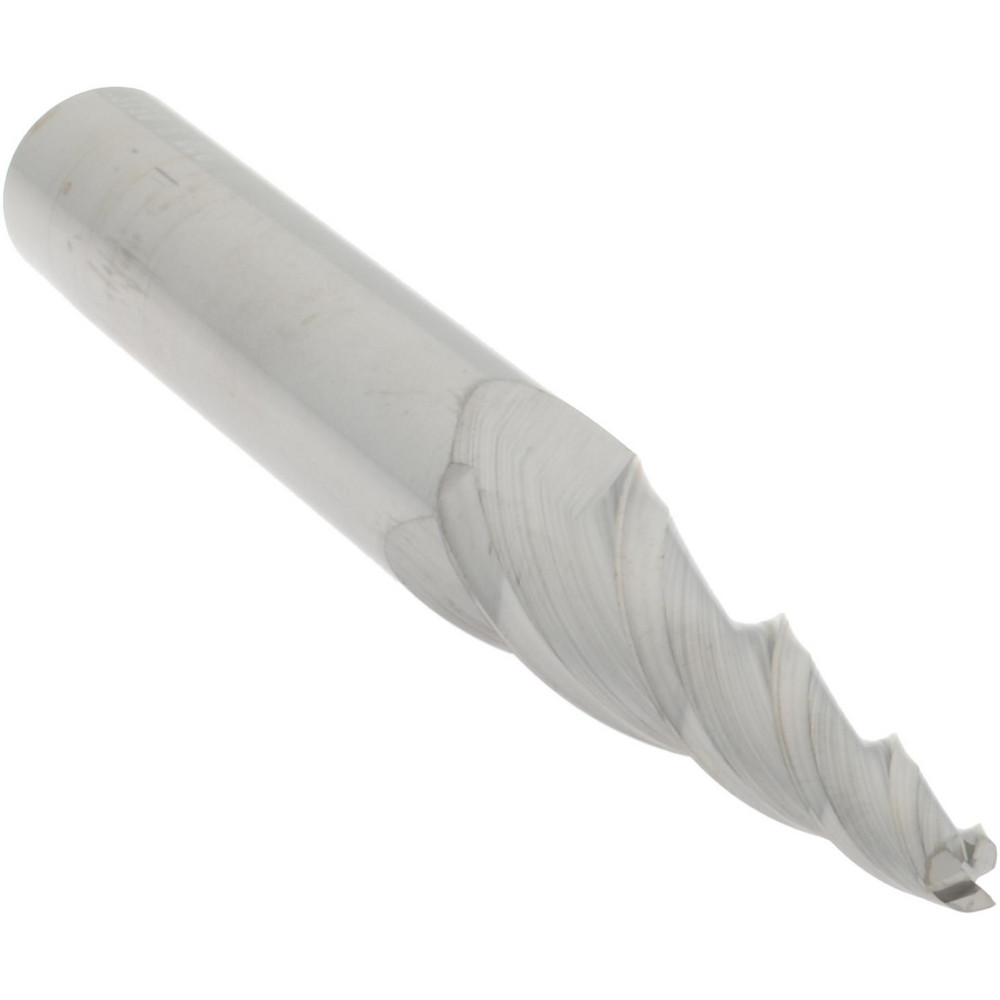 SGS Tapered End Mill 5 deg Angle per Side, 1/8" Small Dia, 11/2