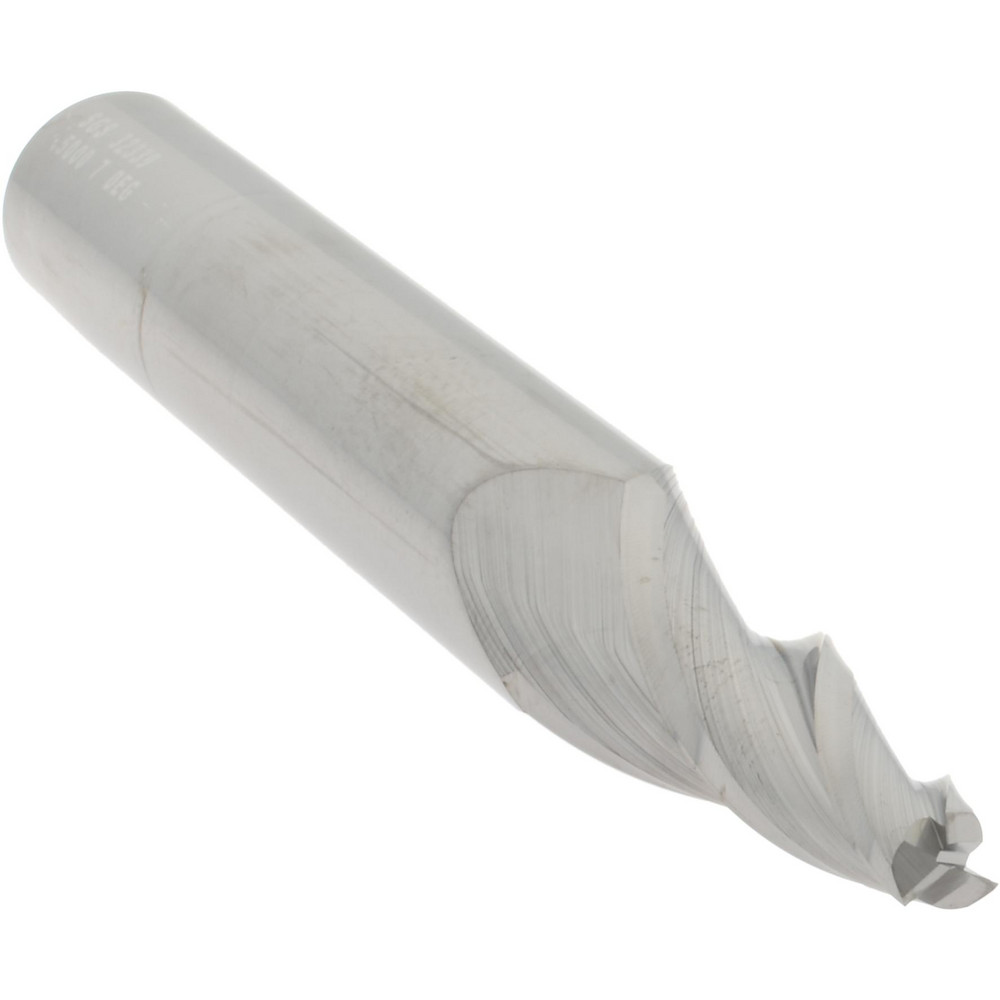 SGS Tapered End Mill 7 deg Angle per Side, 3/16" Small Dia, 11/4