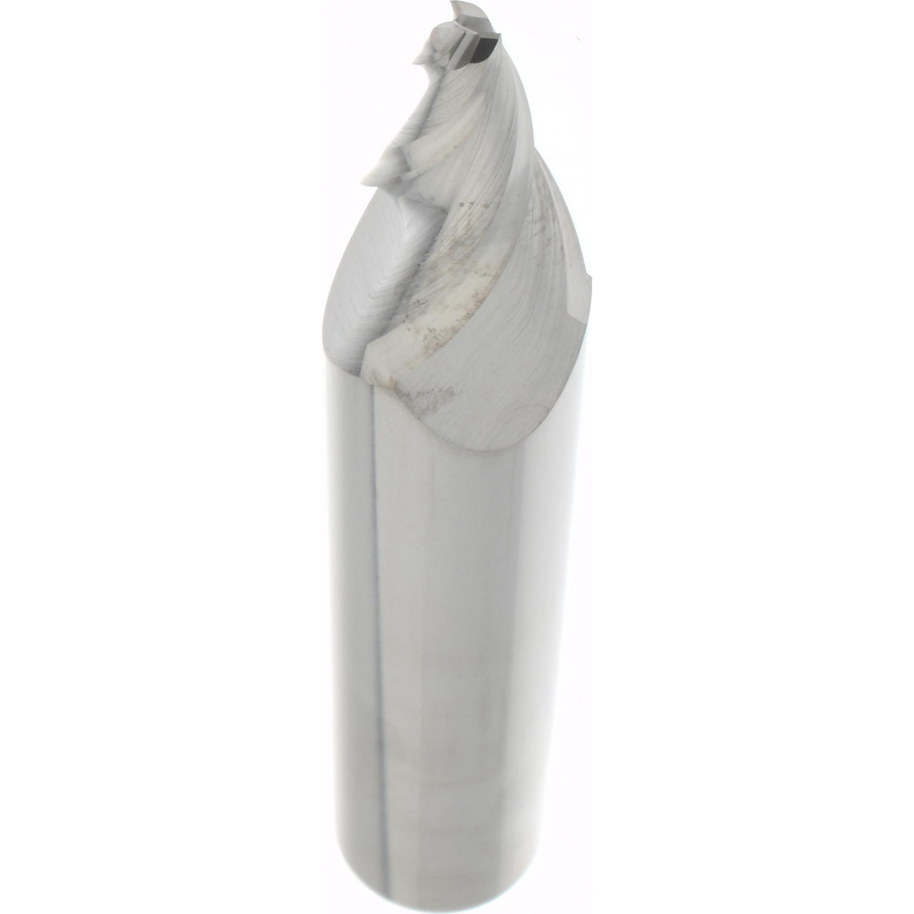 SGS Tapered End Mill 10 deg Angle per Side, 1/8" Small Dia, 1" LOC