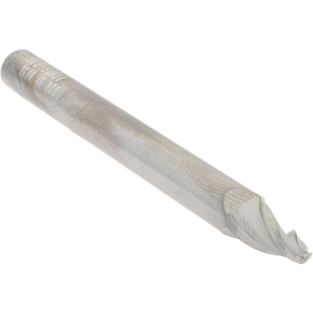 SGS Tapered End Mill 10 deg Angle per Side, 3/32" Small Dia, 1/2