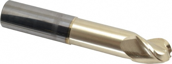 Accupro 350N100204BNC5 Ball End Mill: 1" Dia, 1.25" LOC, 3 Flute, Solid Carbide Image